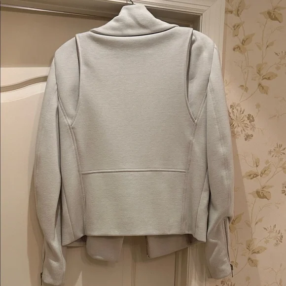 Joe Fresh Light Gray Moto-Style Jacket blazer Size XS. Soft beautiful fabric - Picture 3 of 5